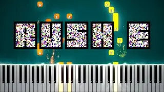Rush E | Easy Piano Tutorial