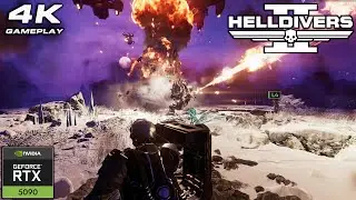 Helldivers 2: 4K Gameplay No Commentary ULTRA Settings | RTX 5090 P1032