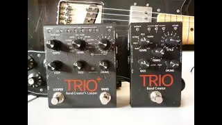 Digitech Trio vs Trio+ (plus) with demos.