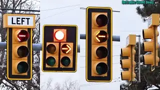 LED Doghouse & Flashing Yellow Arrow Traffic Lights | Dequindre Rd & E South Blvd