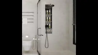 Bernkot Shower Niche with Shower Spray and Led Light Installation Instruction