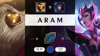 ARAM Match: Bard vs Ahri - EUW server Patch 26.02