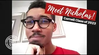 Meet Nicholas from the College of Human Ecology!