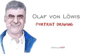 Olaf von Löwis | realistic portrait drawing