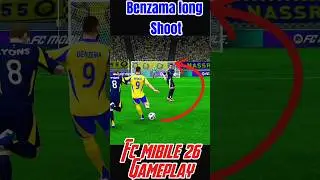 😱🔥Benzama long shoot || 😱🔥#fcmobile #football #trending 😱🔥😱#shorts #benzema #edit #song 😱🔥😱