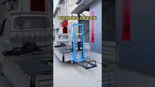 Electric truck forklift loading and unloading use gor different work #views#shortsvedio#subscribe