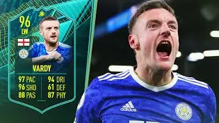 He's ENDGAME!! 😱 96 Moments Jamie Vardy Player Review! FIFA 22 Ultimate Team