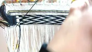 Video 4 Box of Daylight 100 Warp Count spiral weft snow row 1 & 2