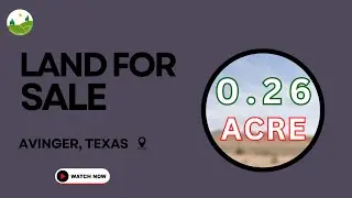 0.26  acre land for sale in Avinger, Texas [31217]