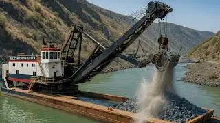 How Dredging Machines Clean Rivers & Seas | Giant Ships & Excavators in Action