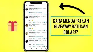 cara mendapatkan giveaway Tweeter $50 $100 $500 $1000 #giveaway #twitter