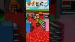 Weird Italian Characters vs Huge Spikes Pistons