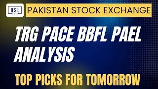 # KSE100 Index Analysis | TRG, PACE, BBFL, PAEL 📈 | Top Picks for Tomorrow