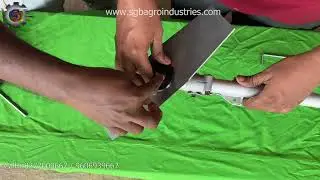 Easy way for setting up the blade for powerful, effortless cutting