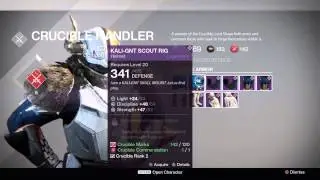 New Destiny Commendations and lv 31 hunter helmet!