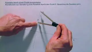 Tutorial: Parallele konstruieren (durch einen Punkt)