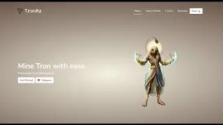 TronRa Mineradora de Tron Bonus Gratis No Cadastro + Revis&atilde;o + Investimento e Prova de Pagamento