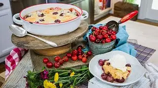 Nancy Fuller's Cherry Cobbler - Home & Family