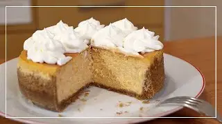 CHEESECAKE de CALABAZA | Tarta de CALABAZA CREMOSA y SUPER FACIL
