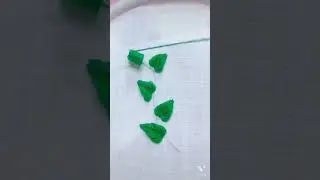 aari left filling methord|| easy embroidery leaf filling method|