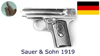 Sauer & Sohn 1919 (Selbstladepistole/3rd variant), 6,35 mm Browning (6,35x16 mmSR/.25 Auto)
