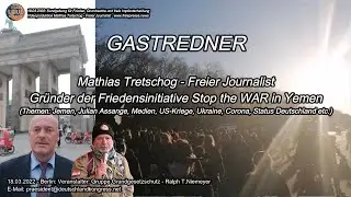 18.03.2022 - Berlin, Platz des 18. M&auml;rz - Gastrede Mathias Tretschog
