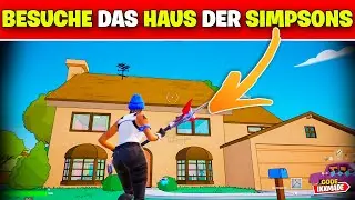 Besuche das Haus der Simpsons Fortnite Starthilfe Aufgabe
