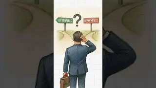Greenfield vs Brownfield Acquisition explained! #Startup #Business #Finance #FYP #Trending#Investing