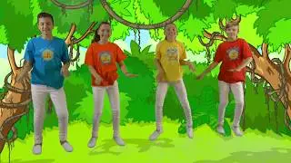 Jungle Jive | Fun Animal Song for Kids | Kids Exercise Song | Action Song for Kids | Time 4 Kids TV