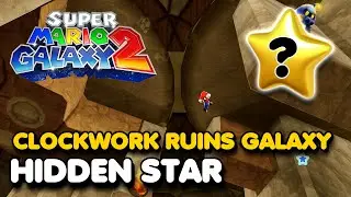Clockwork Ruins Galaxy Hidden Star - Super Mario Galaxy 2 (The Ledge Hammer Trap)