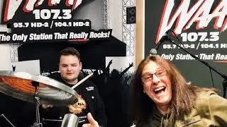 Mike Mangini 107.3 WAAF Bucket Drum Solo