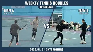01/31(토)_KSB-KSJ vs YJM-HJS #tennis #테니스 #테니스랠리 #테니스복식 #tennisplayer #sports #스카이브라더스 #tenniscricket