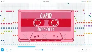FIFTY FIFTY - Cupid - Chrome Music Lab (Link In Desk)