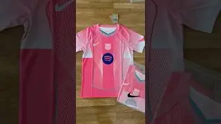 Pink Barcelona special edition jersey link in bio to buy