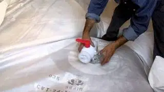 Medicion de oxigeno dentro del flexitanque de Vino para la exportaci&oacute;n