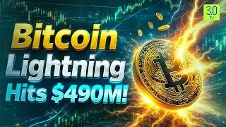 Bitcoin&rsquo;s Lightning Network Hits New High: $490M Capacity & 2M Transactions | BOTR | 3.0 TV