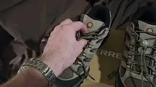 RJ ELASTIC LACES installation - Converting Merrell Hiking Shoes, Into Quick Slip-Ons