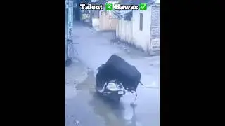 Bull rides a two-wheeler in Rishikesh meme template #shorts #shortsvideo