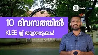 KLEE 2022 | 10 Days Preparation Strategy | Kerala Law Entrance Exam | Indic Law