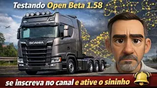 Testando a versão beta 1.58 Eurotruck Truck Simulator - Live #0068