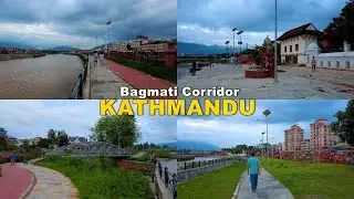 Bagmati Corridor - Evening Walk KATHMANDU 2023🇳🇵 - 4K HDR NEPAL