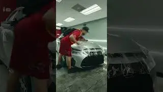 Installing Full Hood Paint Protection Film. #ppf #lexus #autobahn #tint