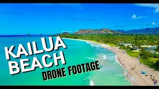 Kailua Beach 4K Drone Footage