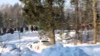 Scandinavian Flick in Honda Civic Type R Rally Car