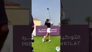Beauty Golfer InGee Chun Face On Amazing Swing Motion
