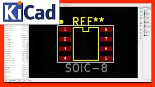 Tutoriel KiCad - Librairie de footprints