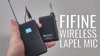 Budget Wireless Lavalier Lapel Microphone System Review - Fifine