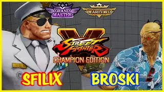SFV CE ▶ 💫 SFiliX (Guile) VS Broski (Oro) 💫SF5💫 #StreetFighterV