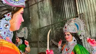 Durga idol Transporting 2021 | Durga Mata Aagman 2021 Hyderabad | Durga Mata transporting 2021