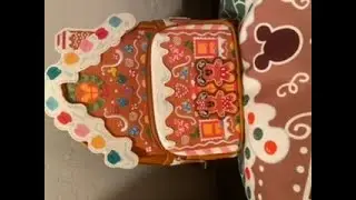 Disney Christmas bags and accessories plus and exclusive gingerbread house loungefly unboxing